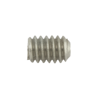SCREW, SET, HEX SOC, 1/4-20UNC X 3/8IN LG, CUP POINT, 316 SS