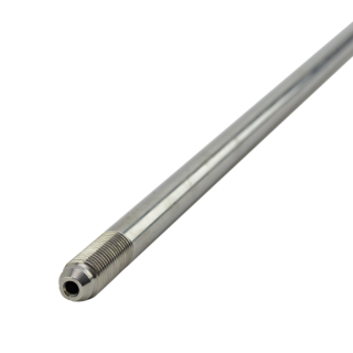 NIPPLE, 3/8 OD X .125 ID X 40.07 LG, CONED & THREADED