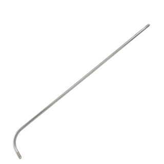 Nipple bent, upright