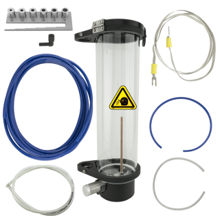 KIT, ABRASIVE HOPPER WITH BRACKETS, 15LB